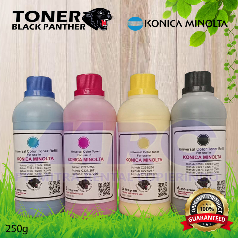 toner konica minolta cmyk 250g