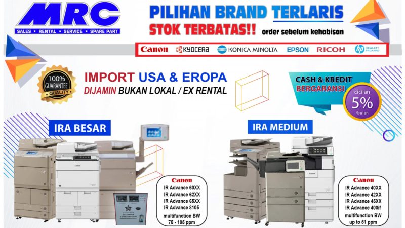 mrc,sewa mesin fotocopy,jual mesin fotocopy,printer,mitra rental copierindo,usaha fotocopy,fotocopy murah,scan warna,print warna,mesin fotocopy unggulan,canon,image runner advance,fotocopy terbaru,setting,paper,gx,maxify,6070,7070,7juta,murah